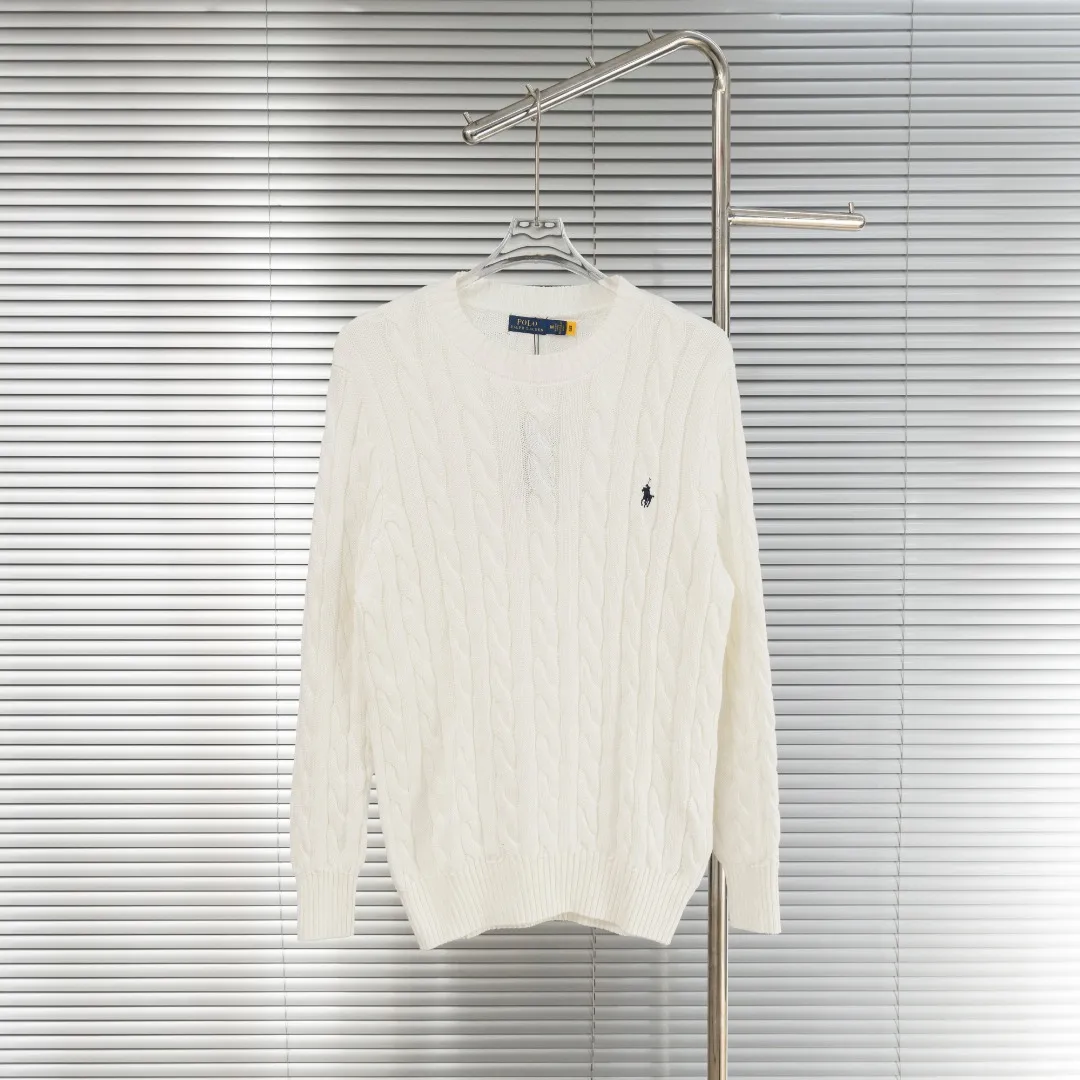 P280 top version (different currencies). You can scan the code to enter the official website. Style: Ralph Lauren POLO Ralph Lauren small label embroidered knitted old money style long-sleeved sweater. Color: Picture color. Size: S-XL. Fabric: pure cotton. Accessories: full set of customized accessories. No gender distinction. Same style for men and women.